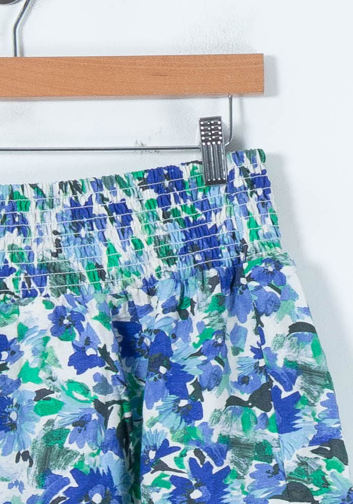 Jupe Courte Bleue et Verte - Taille L/40 - Image 3