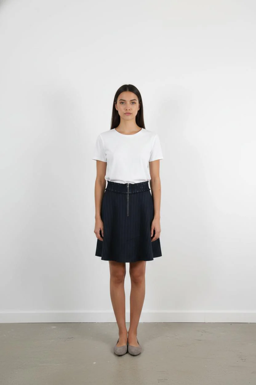 Jupe Courte Bleue - Taille S/36