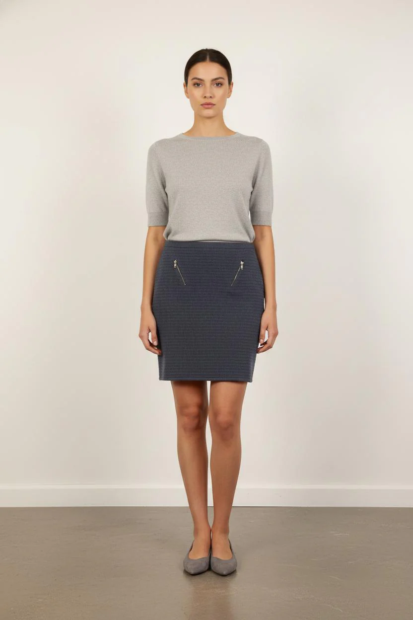 Jupe Courte Bleue - Taille S/36