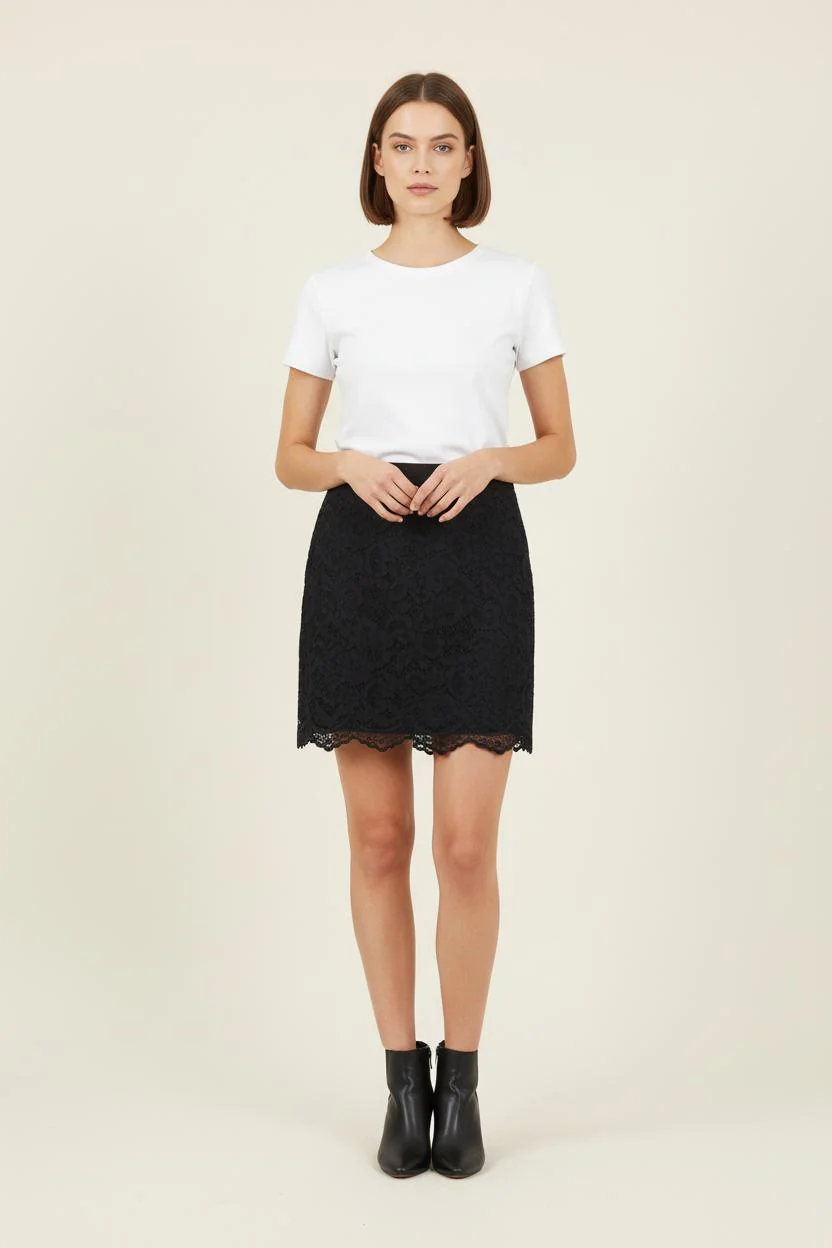 Jupe Courte Bleue - Taille S/36