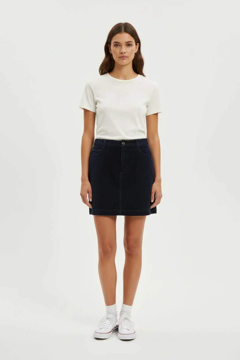 Jupe Courte Bleue - Taille S/36