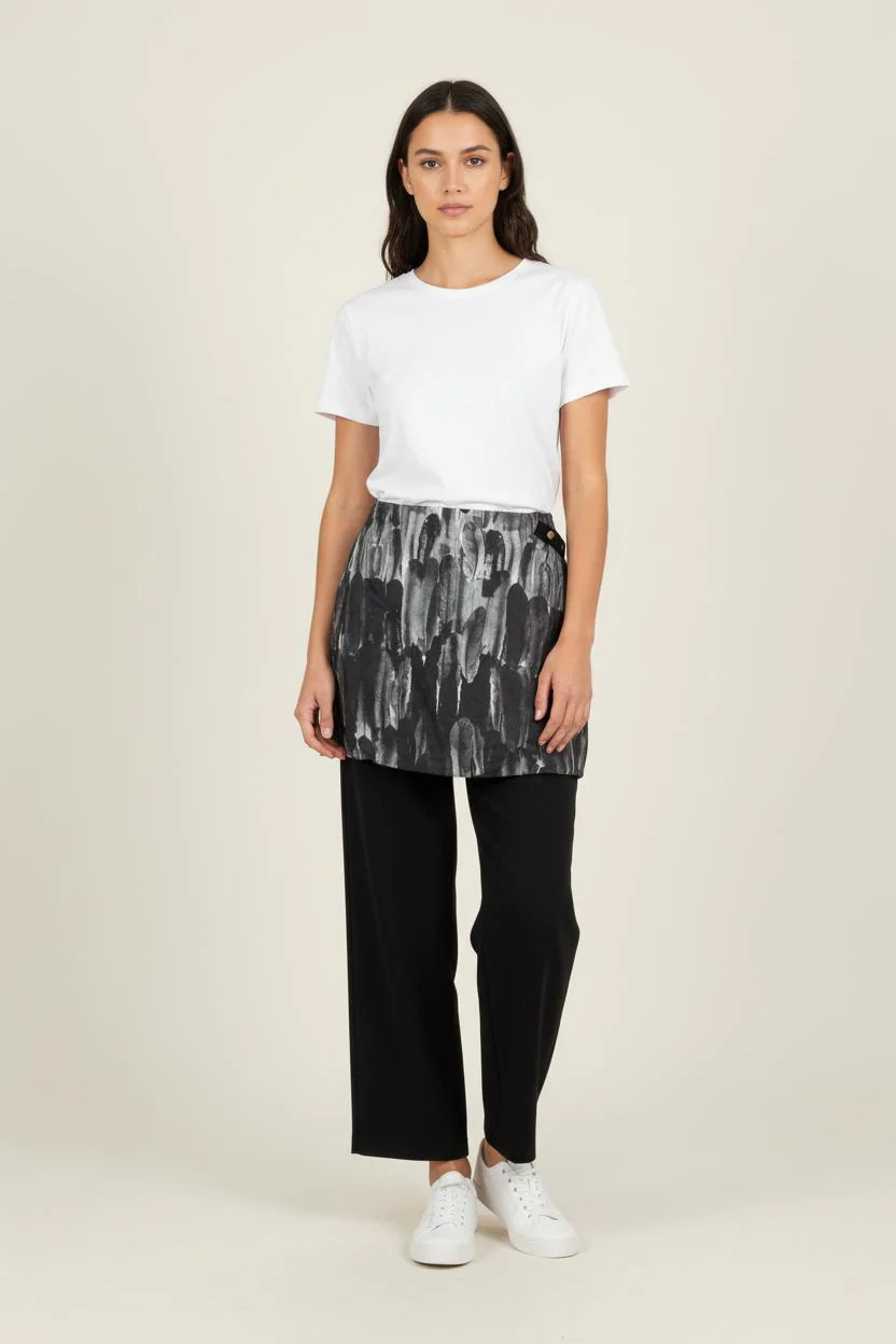 Jupe Courte Grise et Noire - Taille XS/34