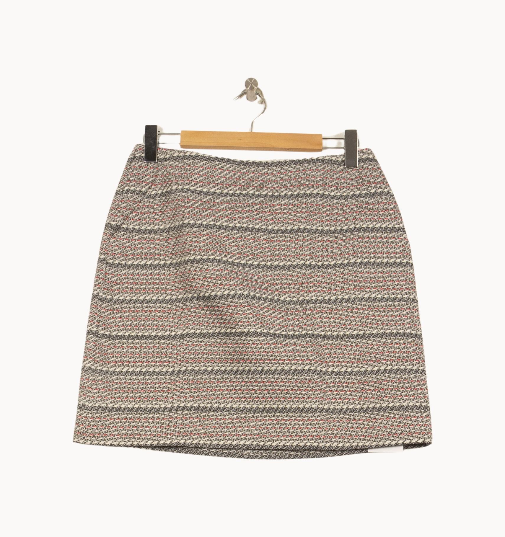 Jupe Courte Grise et Rose - Taille S/36 - Image 2
