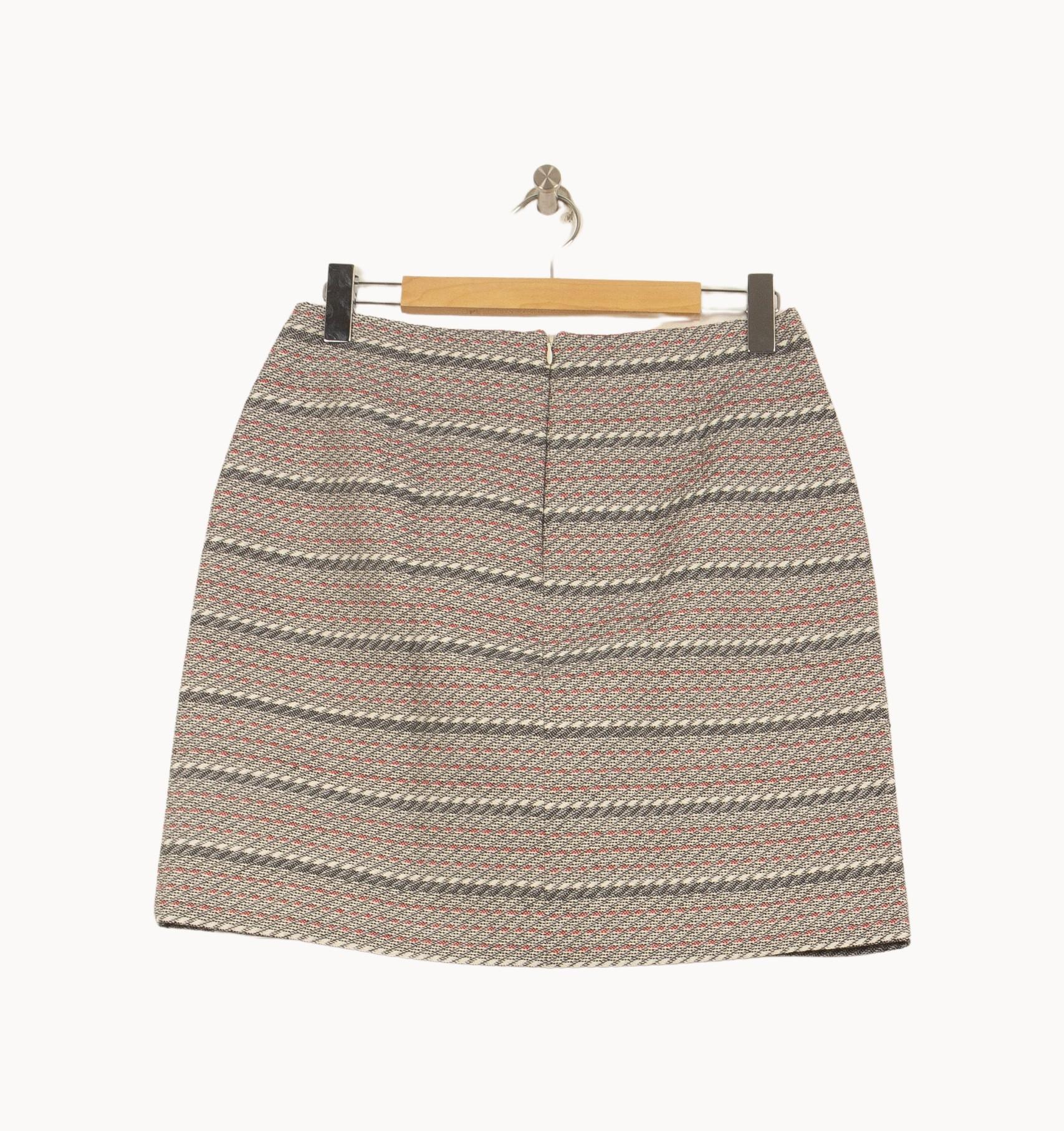 Jupe Courte Grise et Rose - Taille S/36 - Image 4