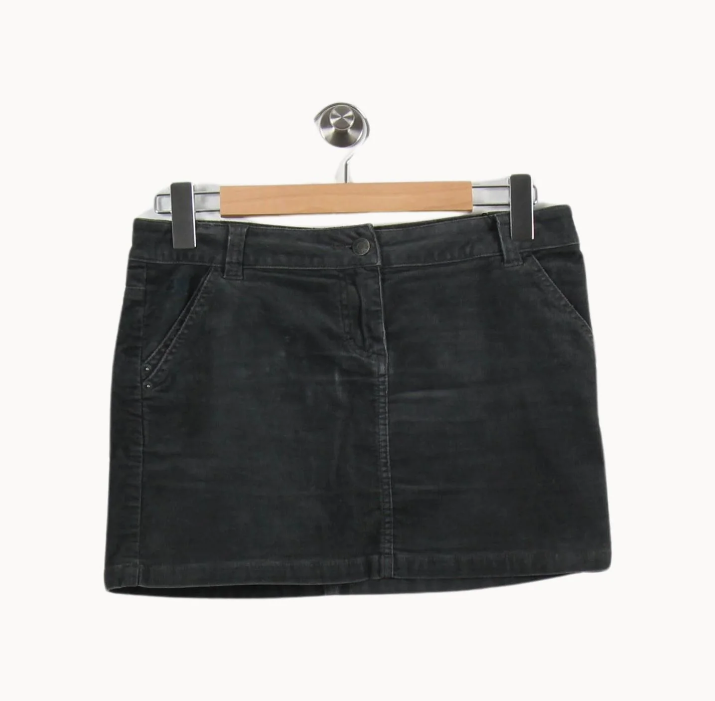 Jupe Courte Grise - Taille S/36 - Image 2