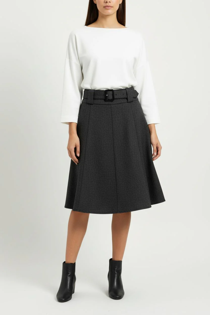 Jupe Courte Grise - Taille XL/42