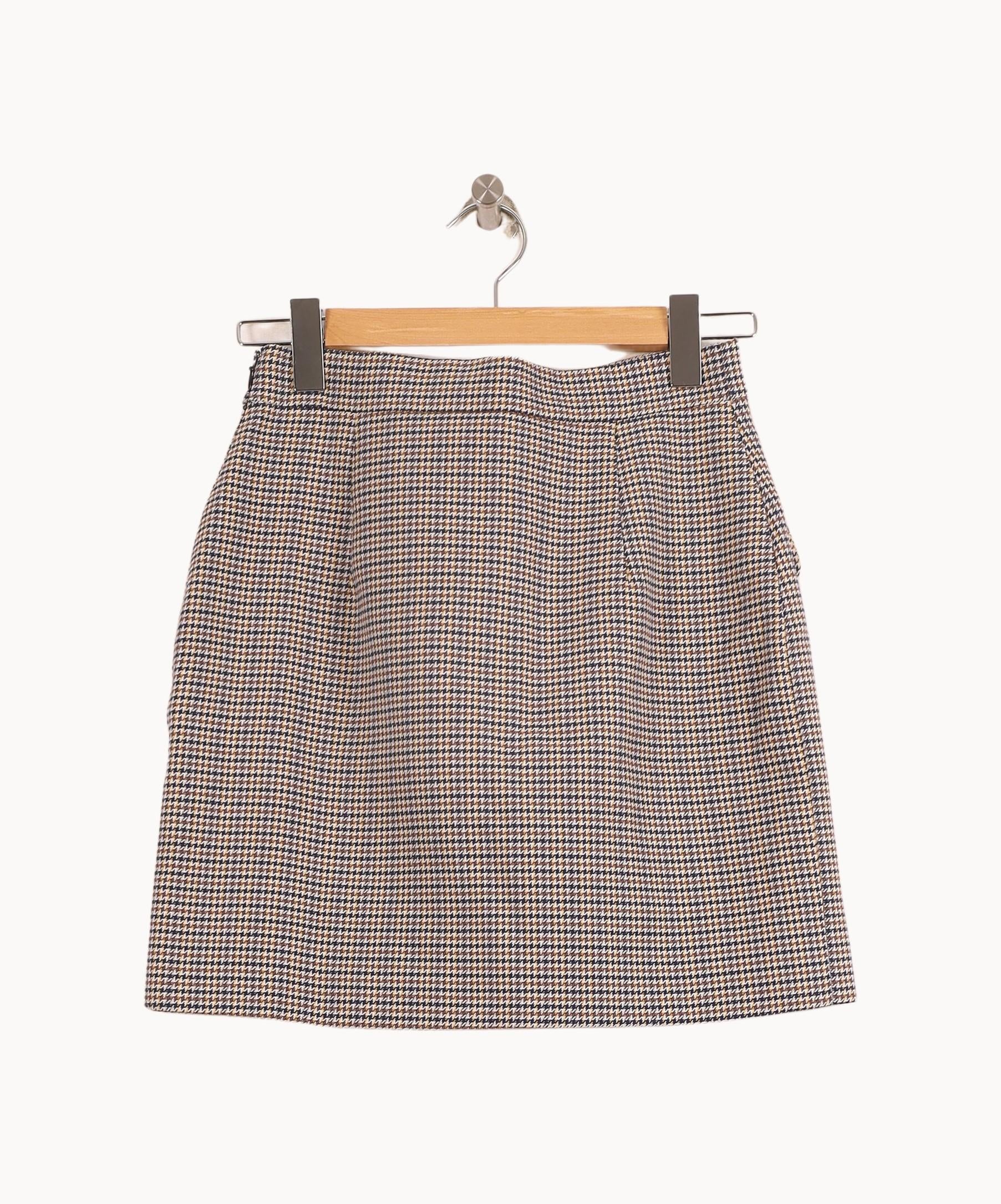 Jupe Courte Jaune et Bleu - Taille S/36 - Image 4