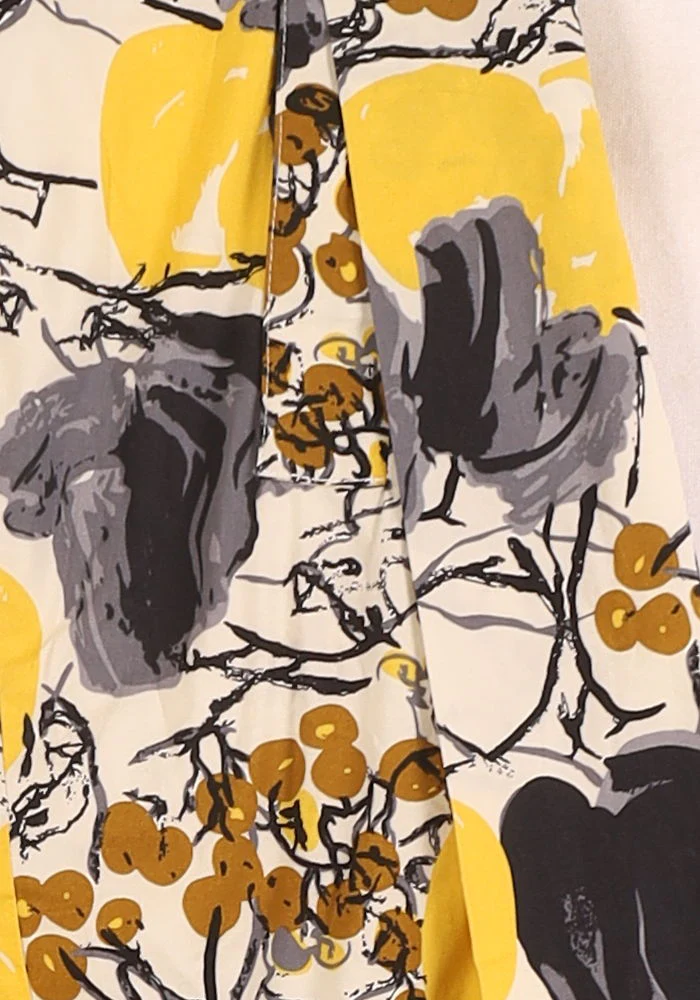 Jupe Courte Jaune et Noire - Taille S/36 - Image 3