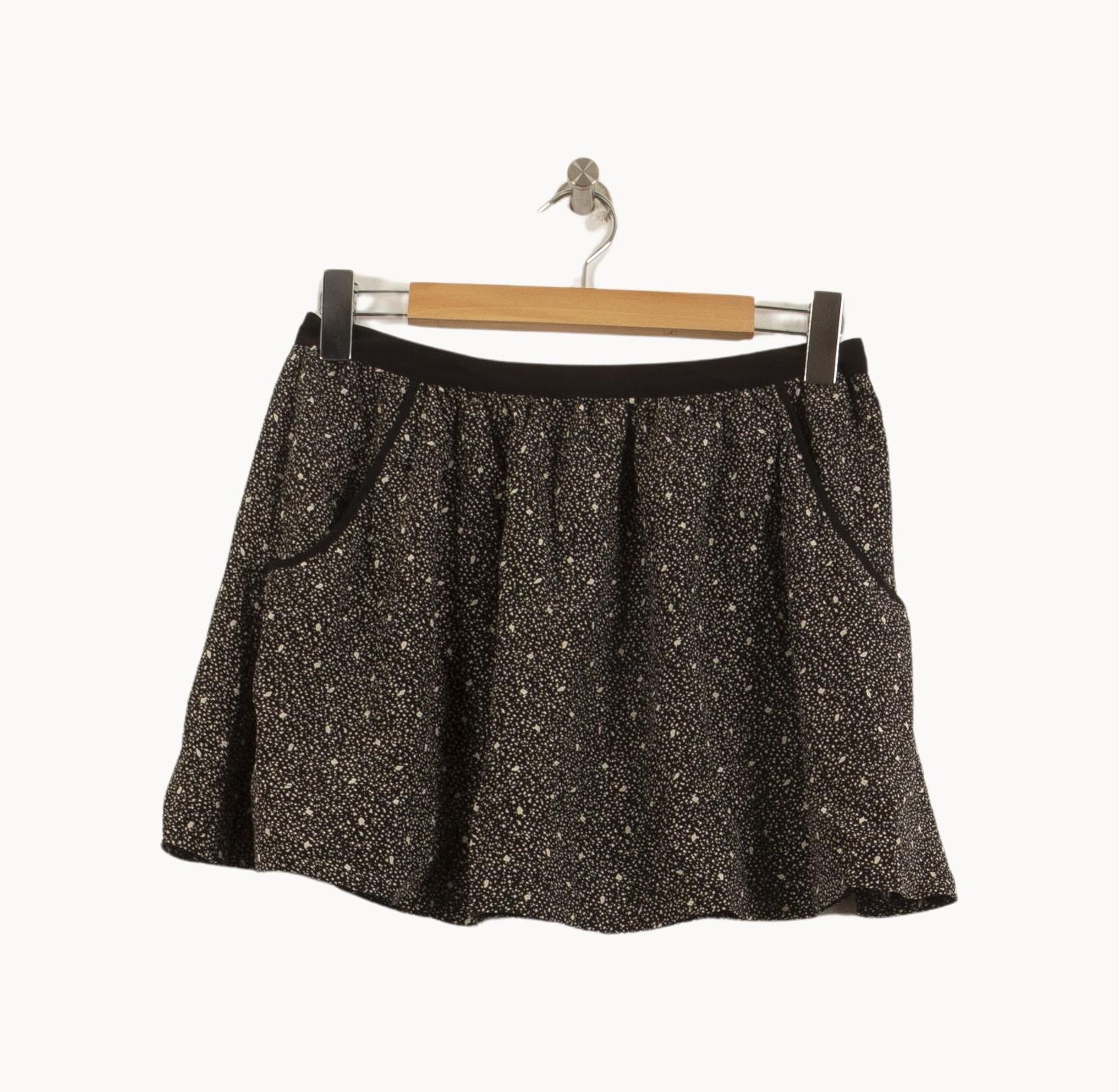 Jupe Courte Noire et Blanche - Taille S/36 - Image 2