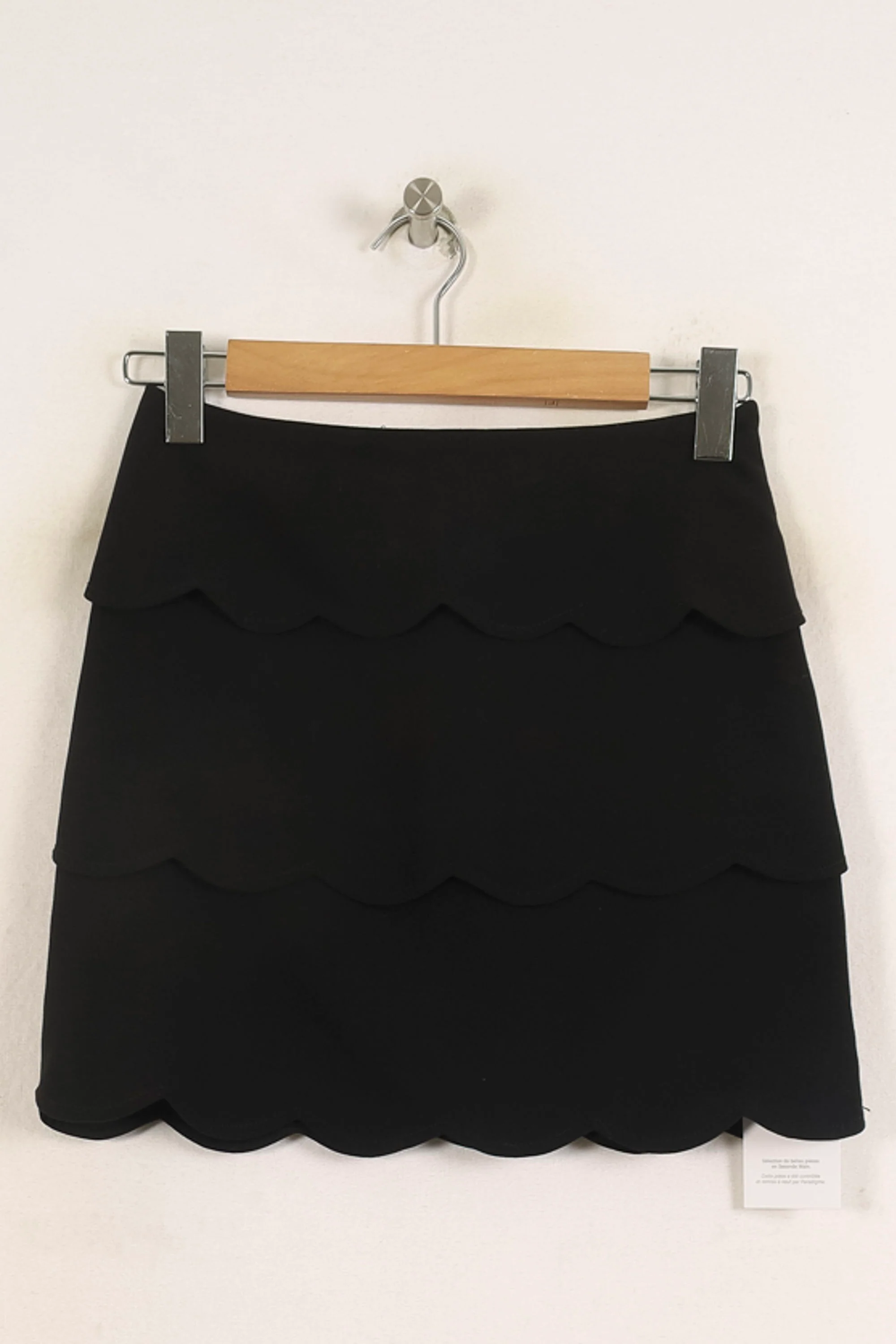 Jupe Courte Noire - Taille S/36 - Image 2