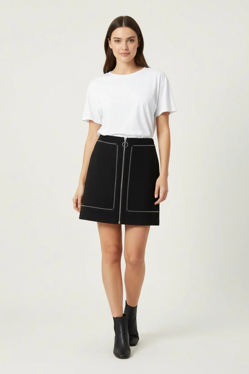 Jupe Courte Noire - Taille S/36