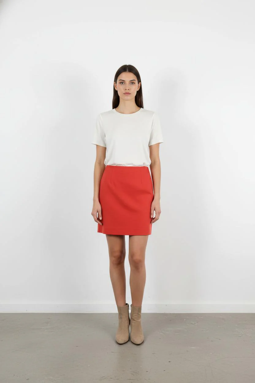 Jupe Courte Rouge - Taille S/36