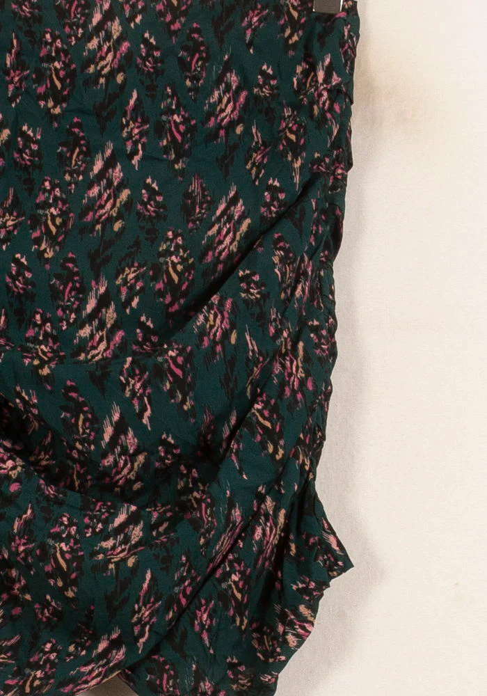 Jupe Courte Verte et Rose - Taille S/36 - Image 3
