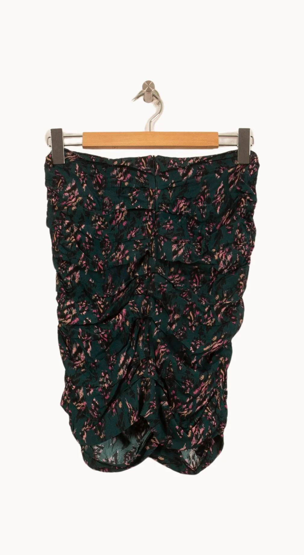 Jupe Courte Verte et Rose - Taille S/36 - Image 4