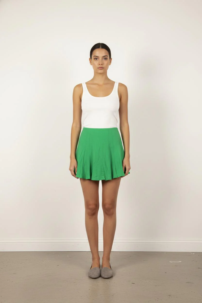 Jupe Courte Verte - Taille S/36