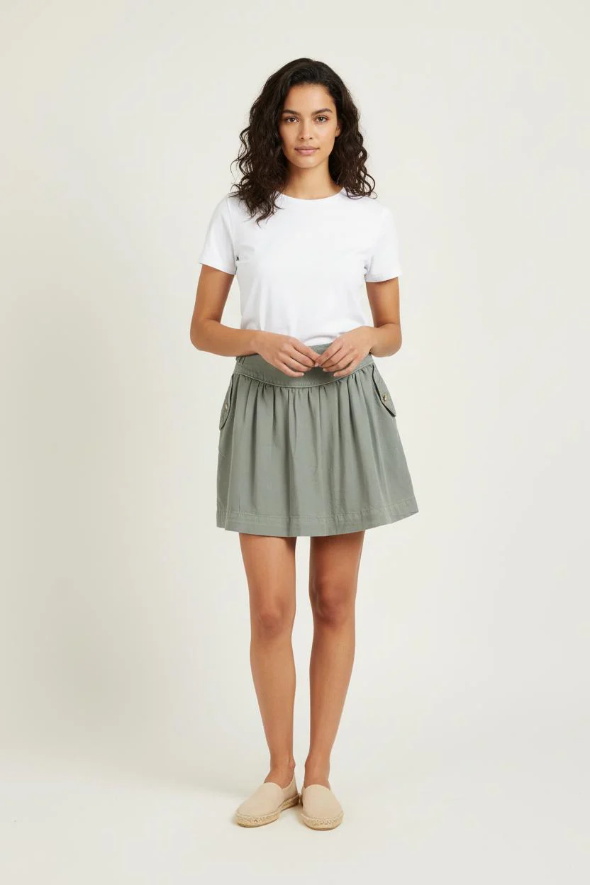 Jupe Courte Verte - Taille S/36