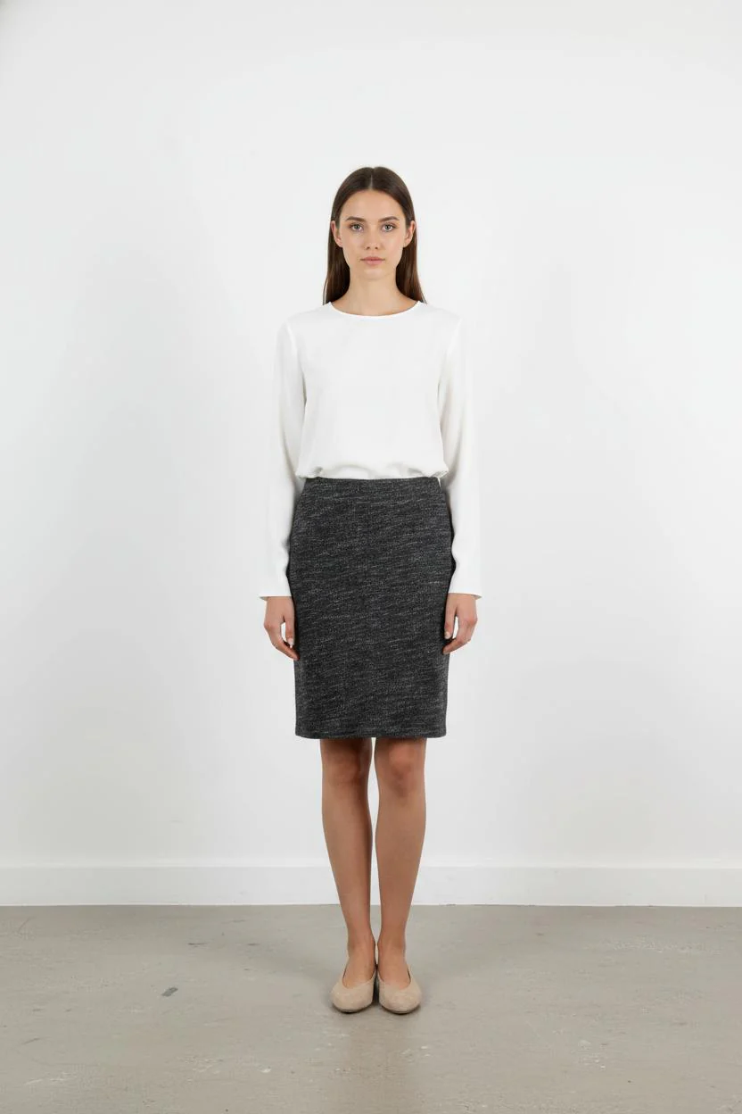 Jupe Crayon Grise - Taille M/38