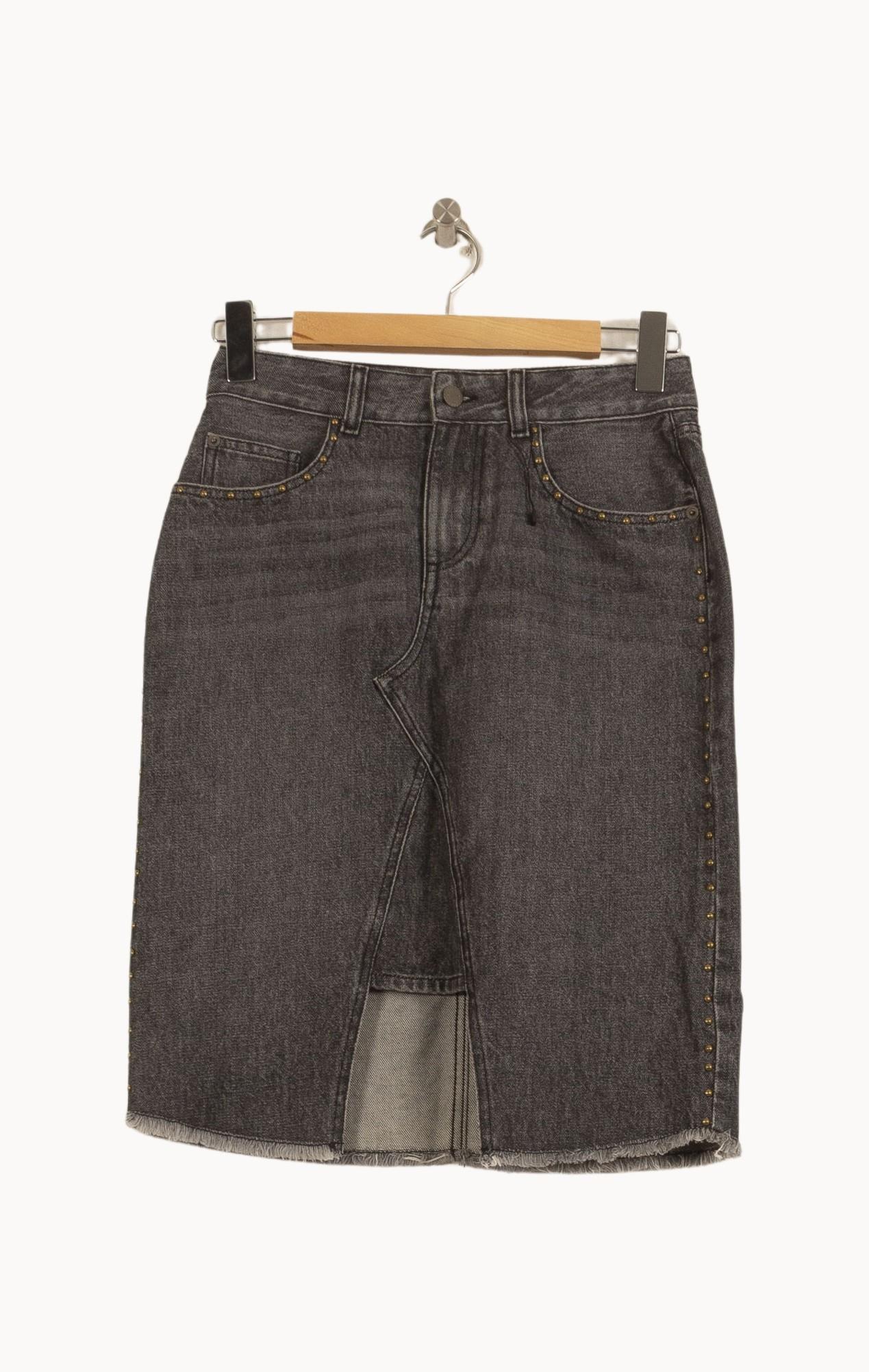Jupe Crayon Grise - Taille S/36 - Image 2