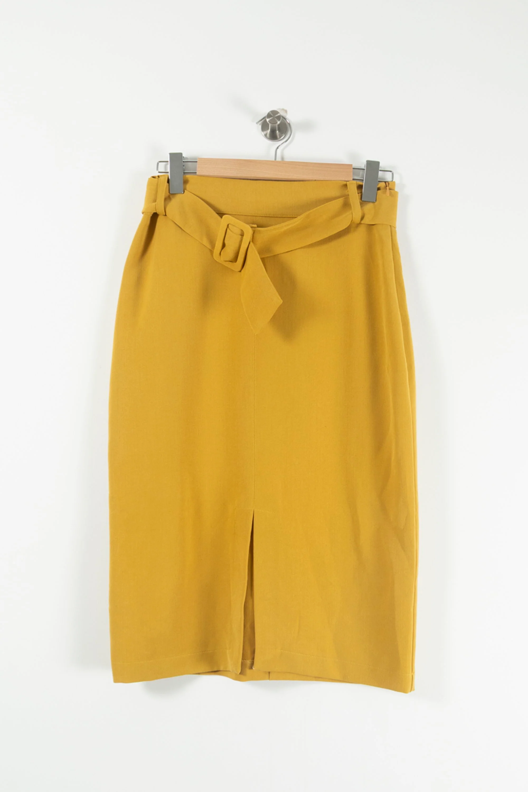 Jupe Crayon Jaune - Taille L/40 - Image 2