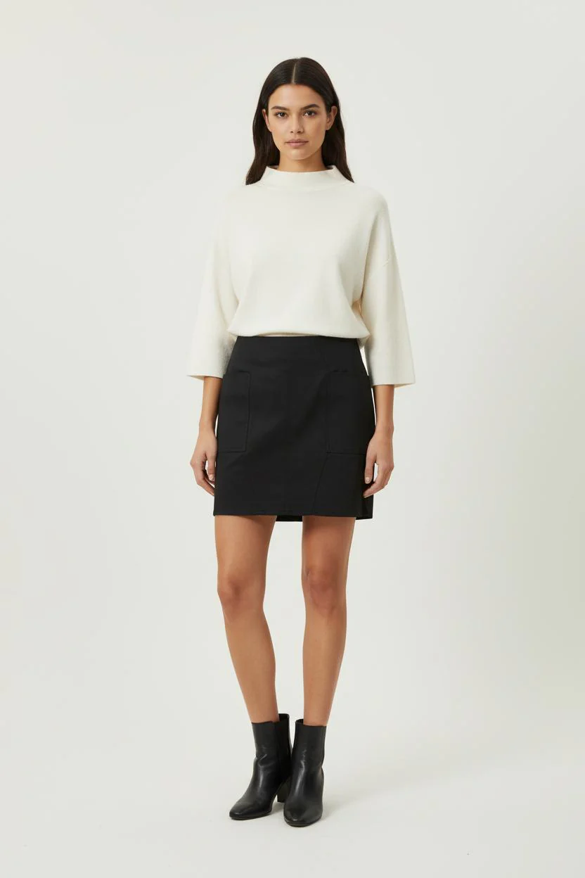 Jupe Crayon Noire - Taille XS/34
