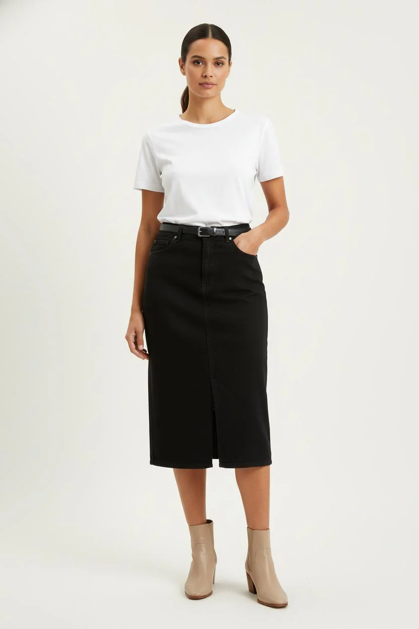 Jupe Crayon Noire - Taille XXL/44