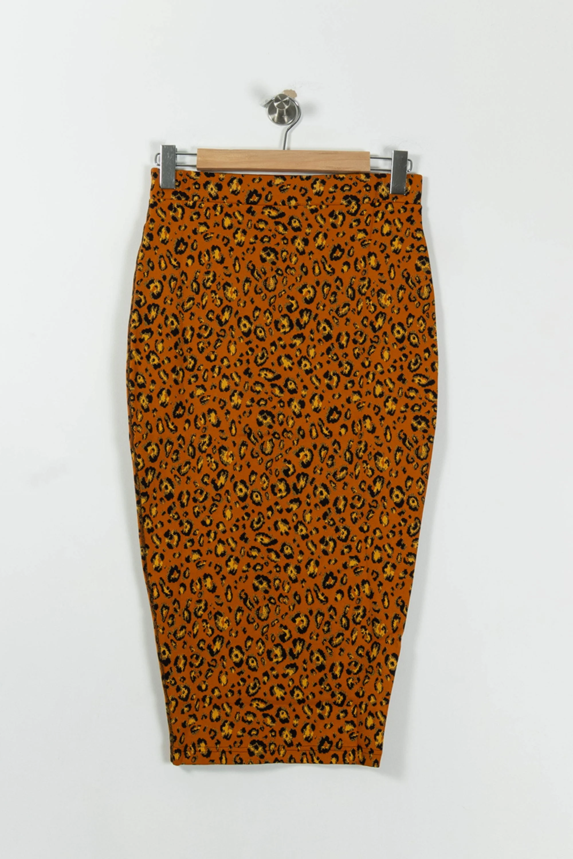 Jupe Crayon Orange et Noire - Taille M/38 - Image 4