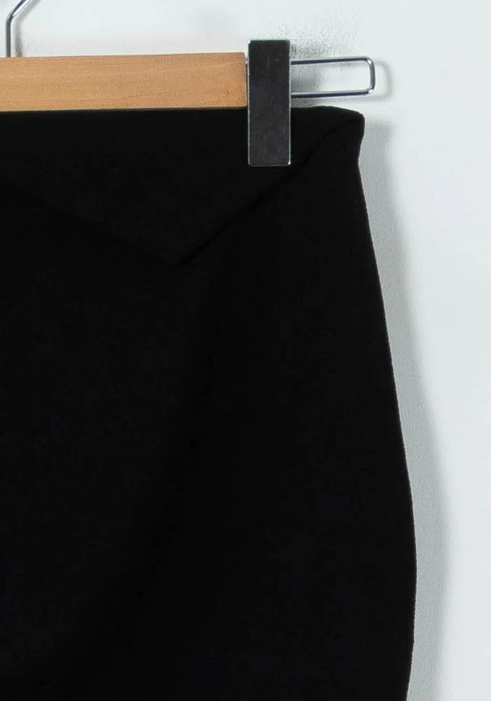 Jupe Drapée Noire - Taille M/38 - Image 3