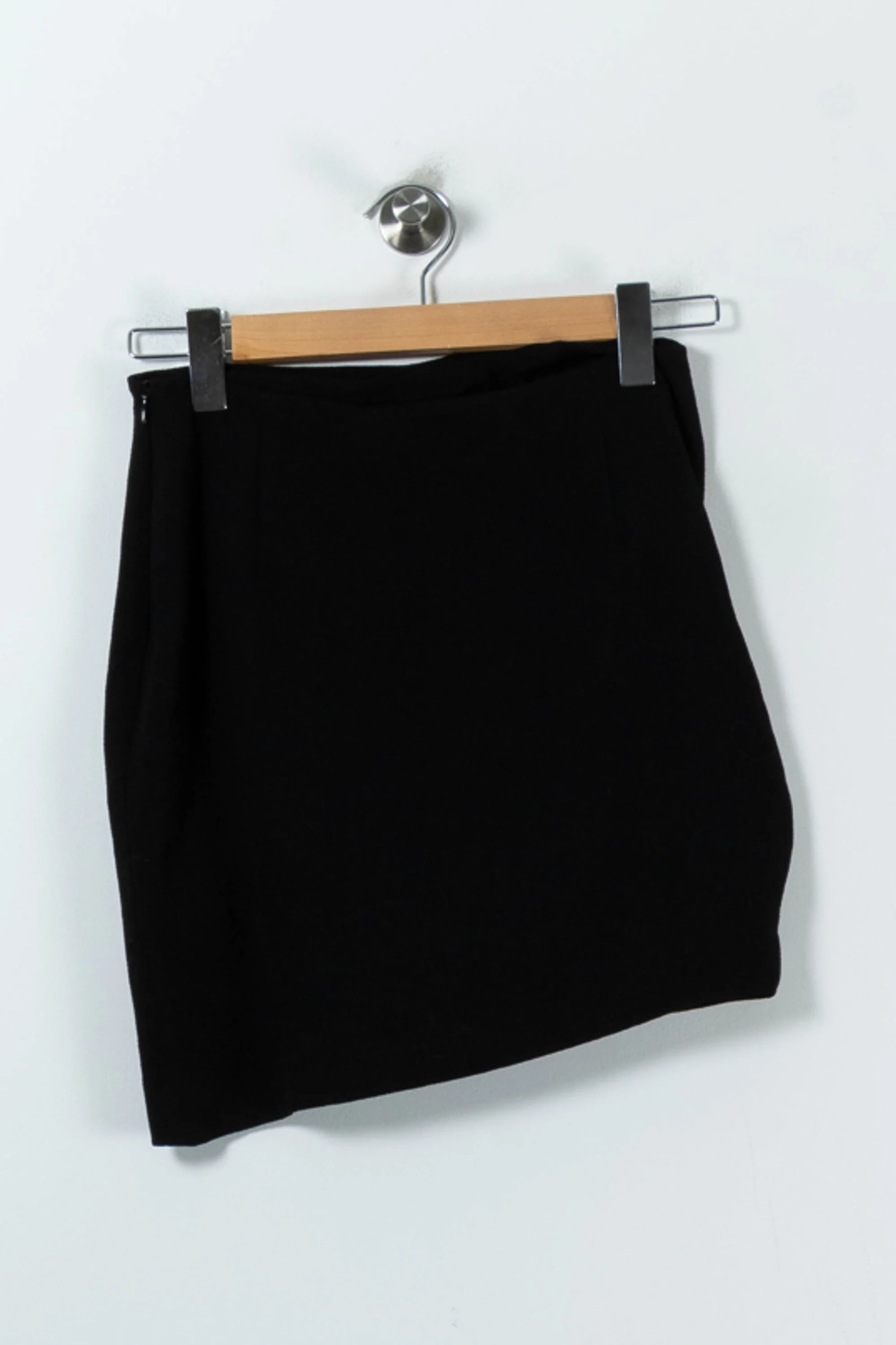 Jupe Drapée Noire - Taille M/38 - Image 4