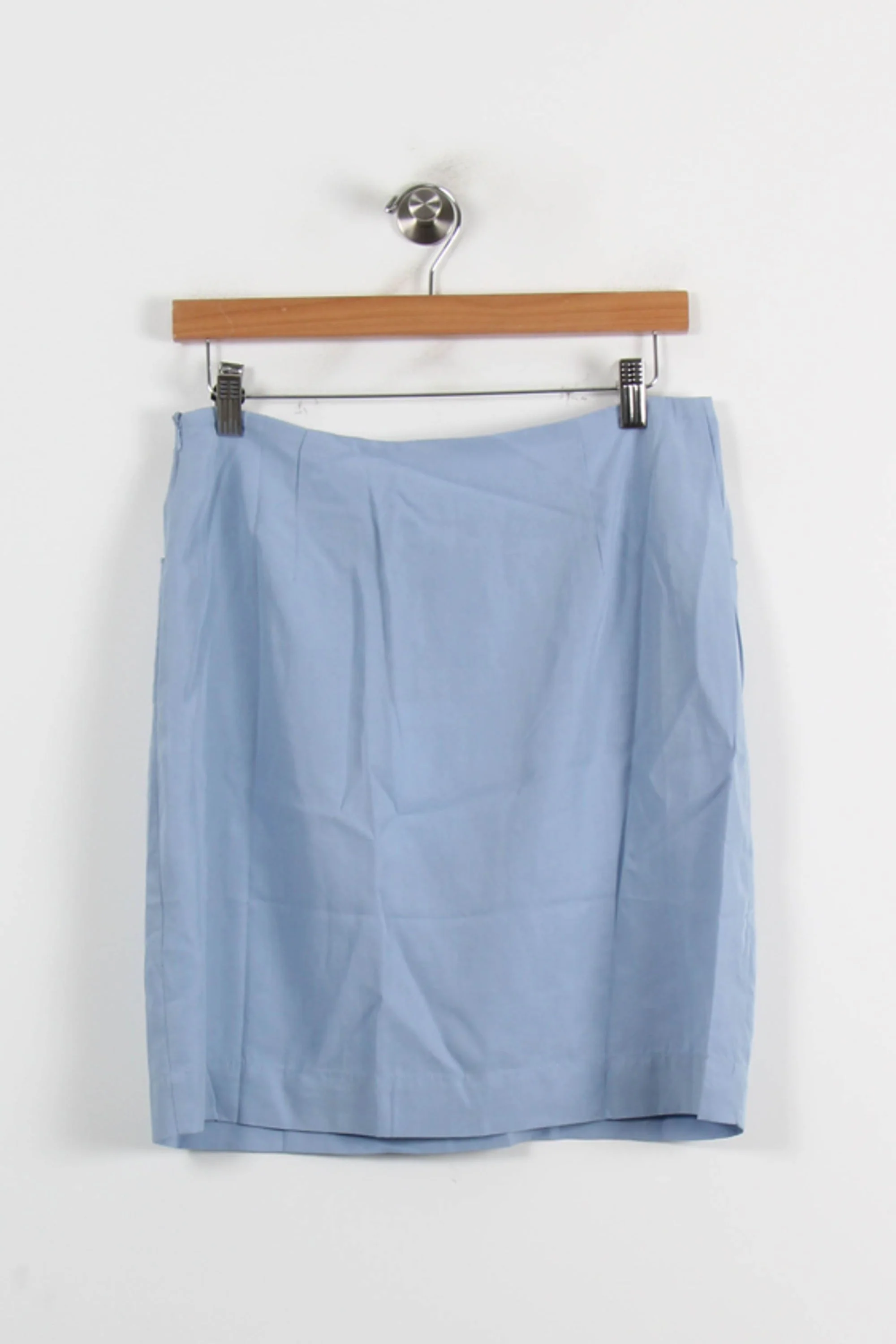 Jupe Droite Bleue - Taille L/40 - Image 4