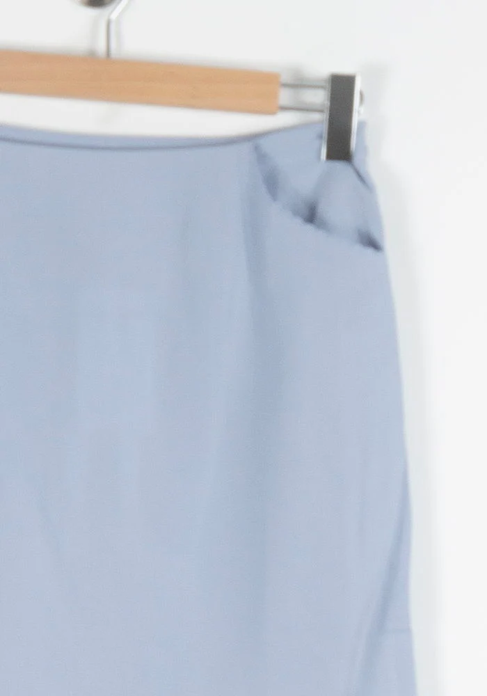 Jupe Droite Bleue - Taille L/40 - Image 3