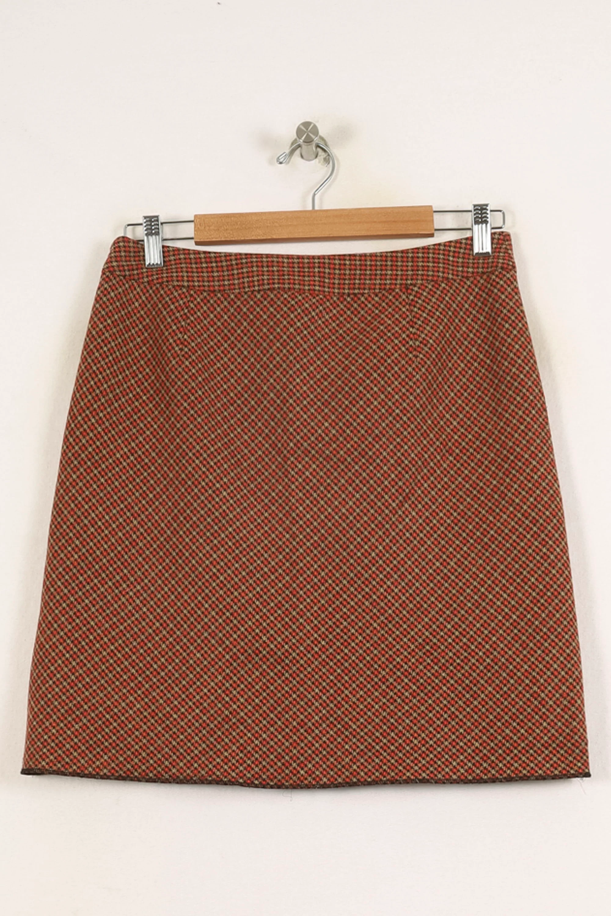 Jupe Droite Marron - Taille L/40 - Image 4