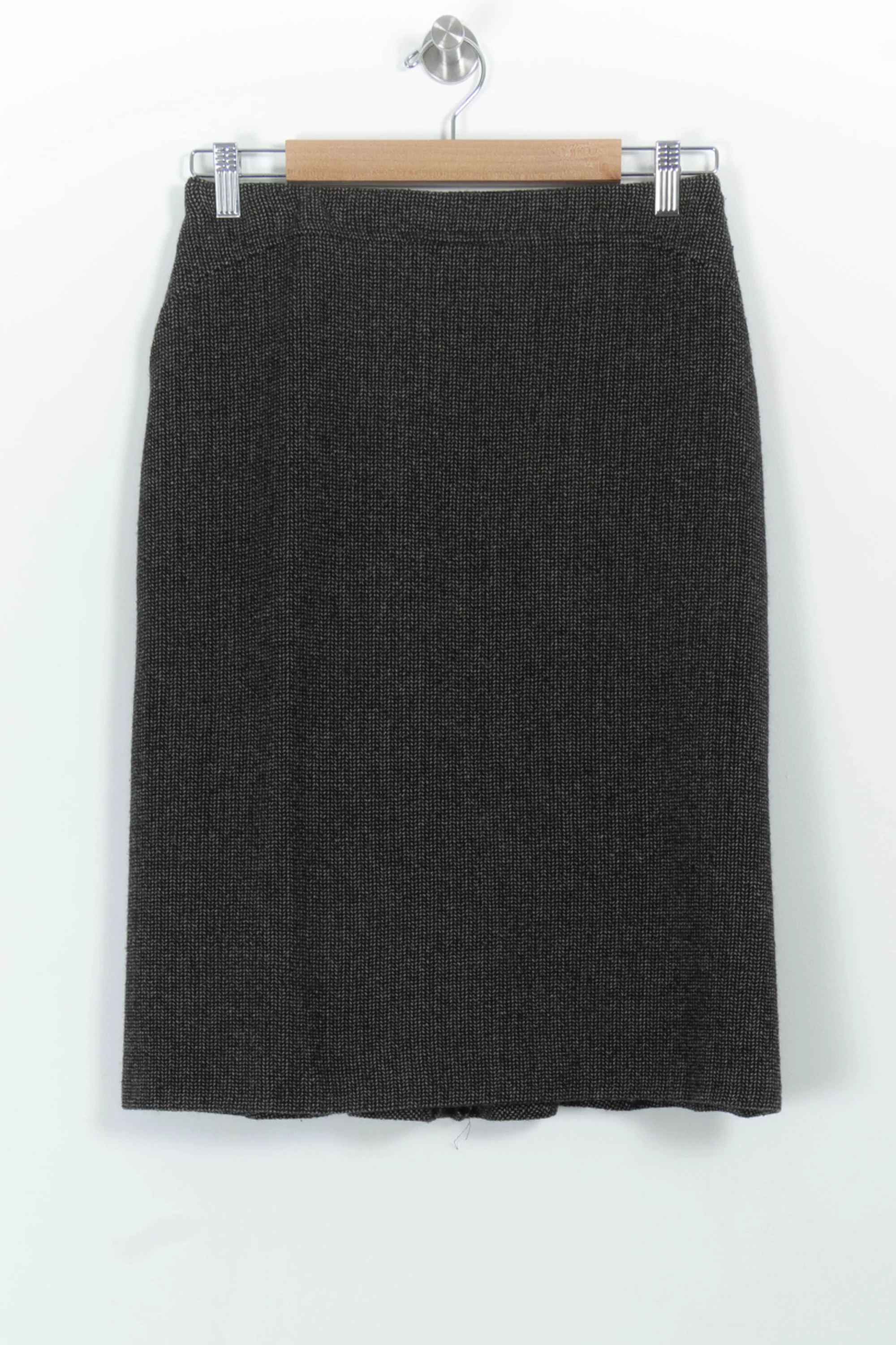 Jupe Droite Marron - Taille L/40 - Image 2