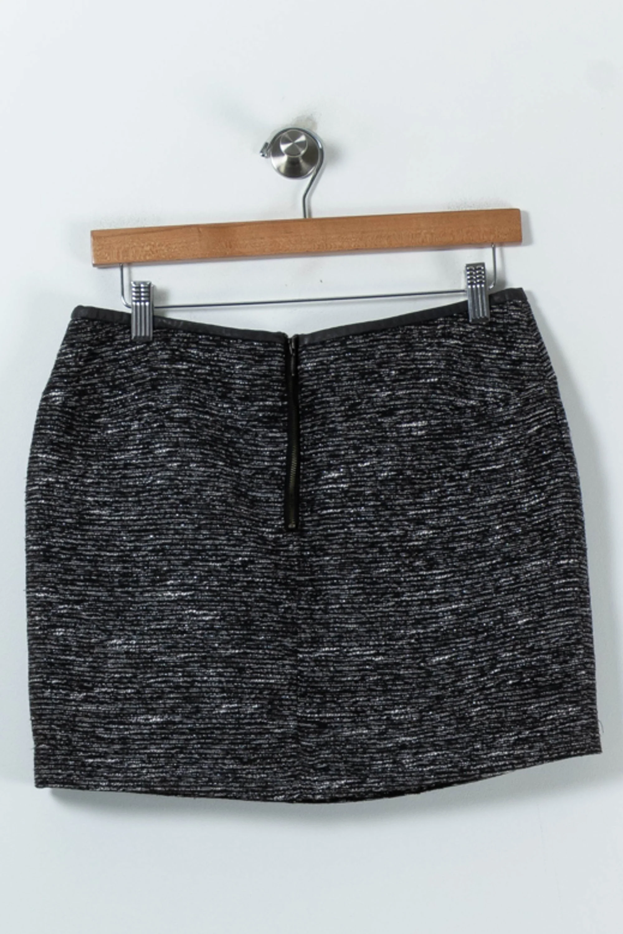 Jupe Droite Noire et Grise - Taille L/40 - Image 4