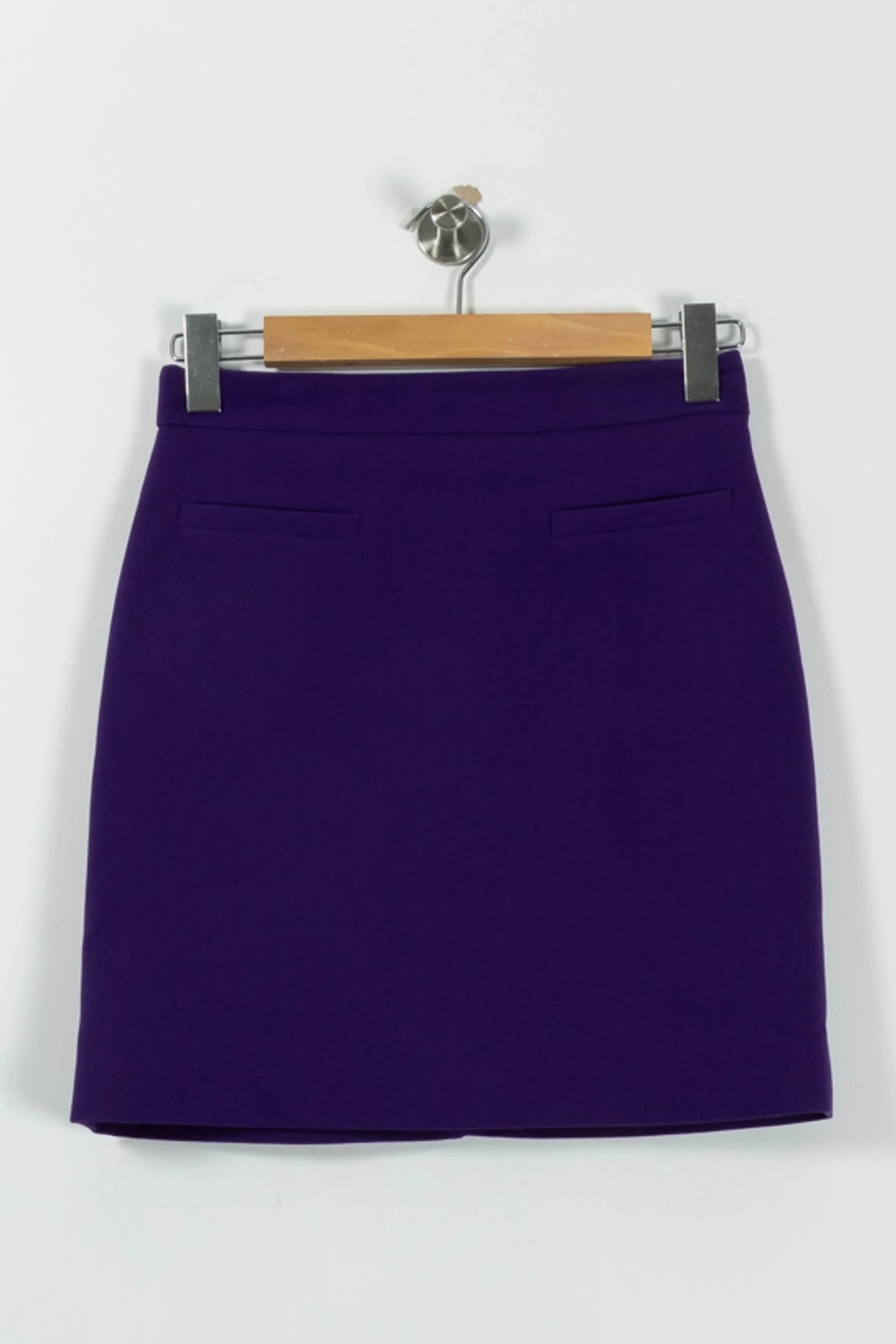 Jupe Droite Violette - Taille S/36 - Image 2