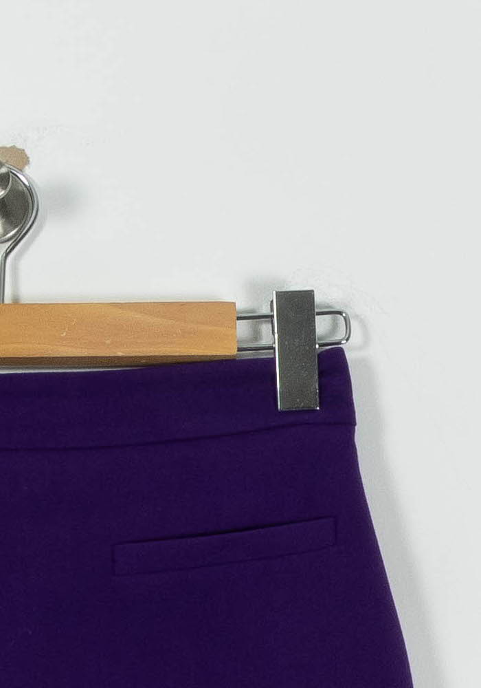 Jupe Droite Violette - Taille S/36 - Image 3