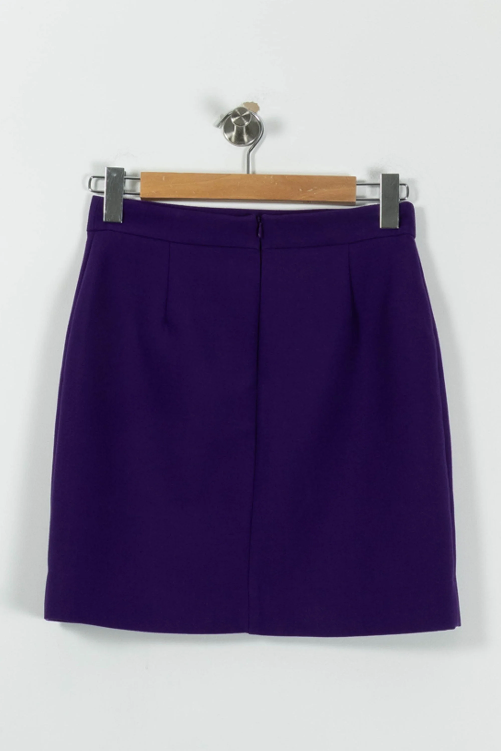 Jupe Droite Violette - Taille S/36 - Image 4