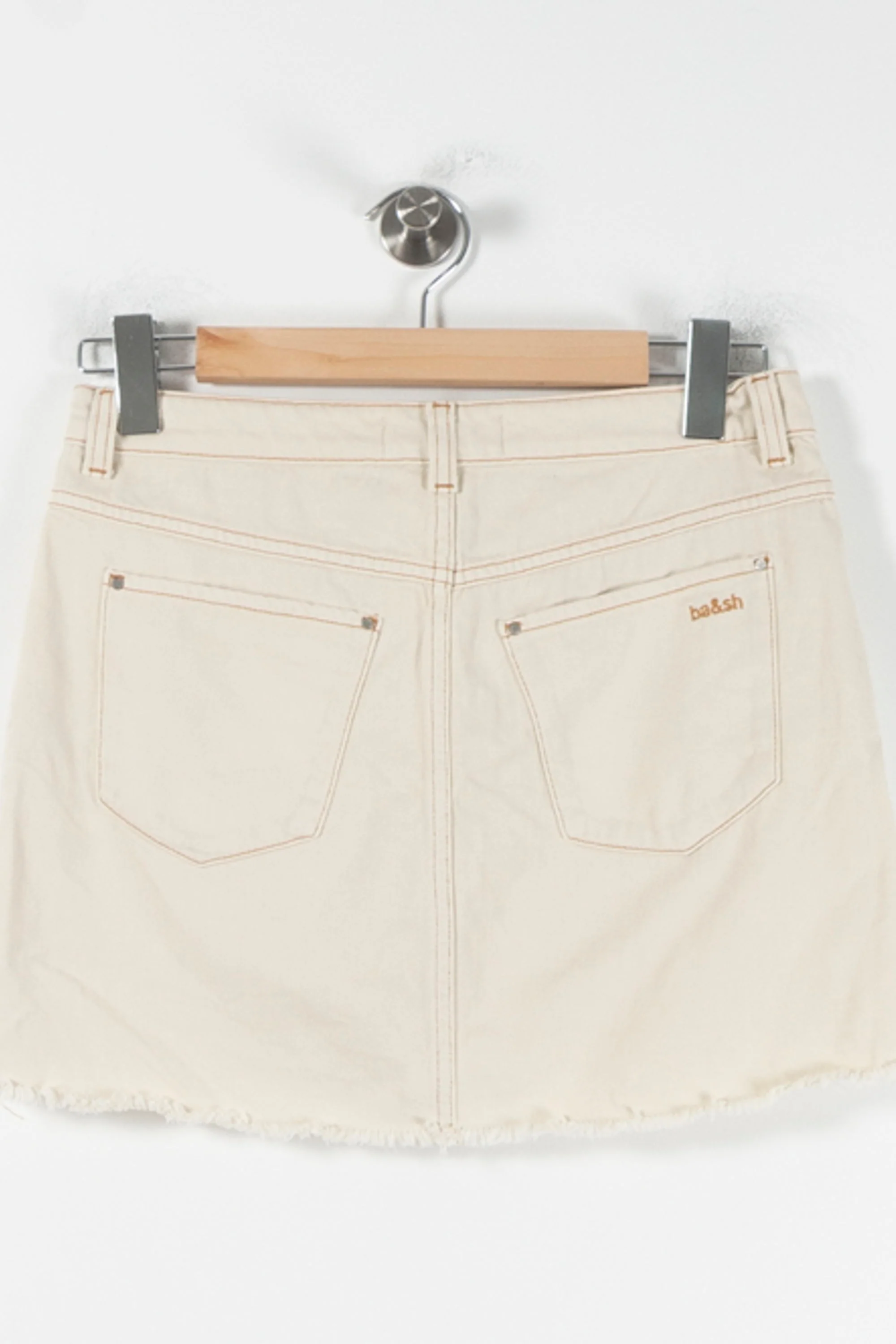 Jupe En Jean Beige - Taille S/36 - Image 4