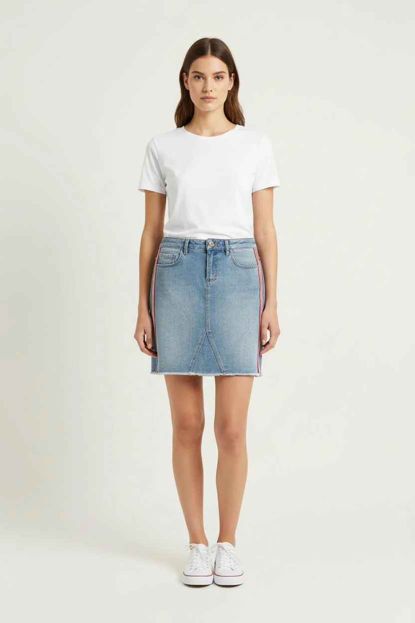 Jupe en Jean Bleu - Taille L/40