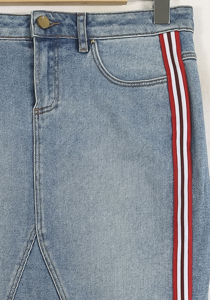 Jupe en Jean Bleu - Taille L/40 - Image 3