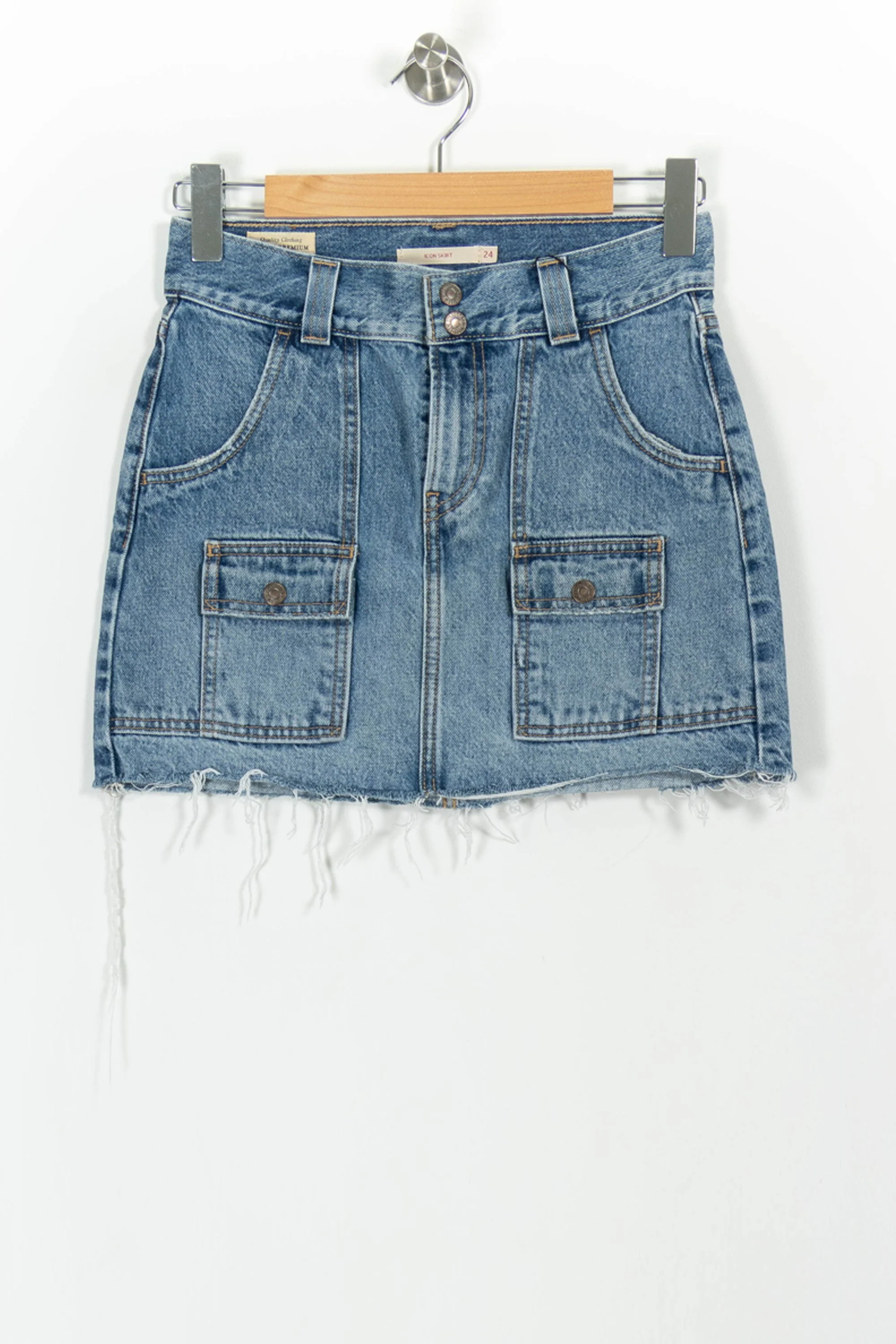 Jupe en Jean Bleue - Taille XS/34 - Image 2