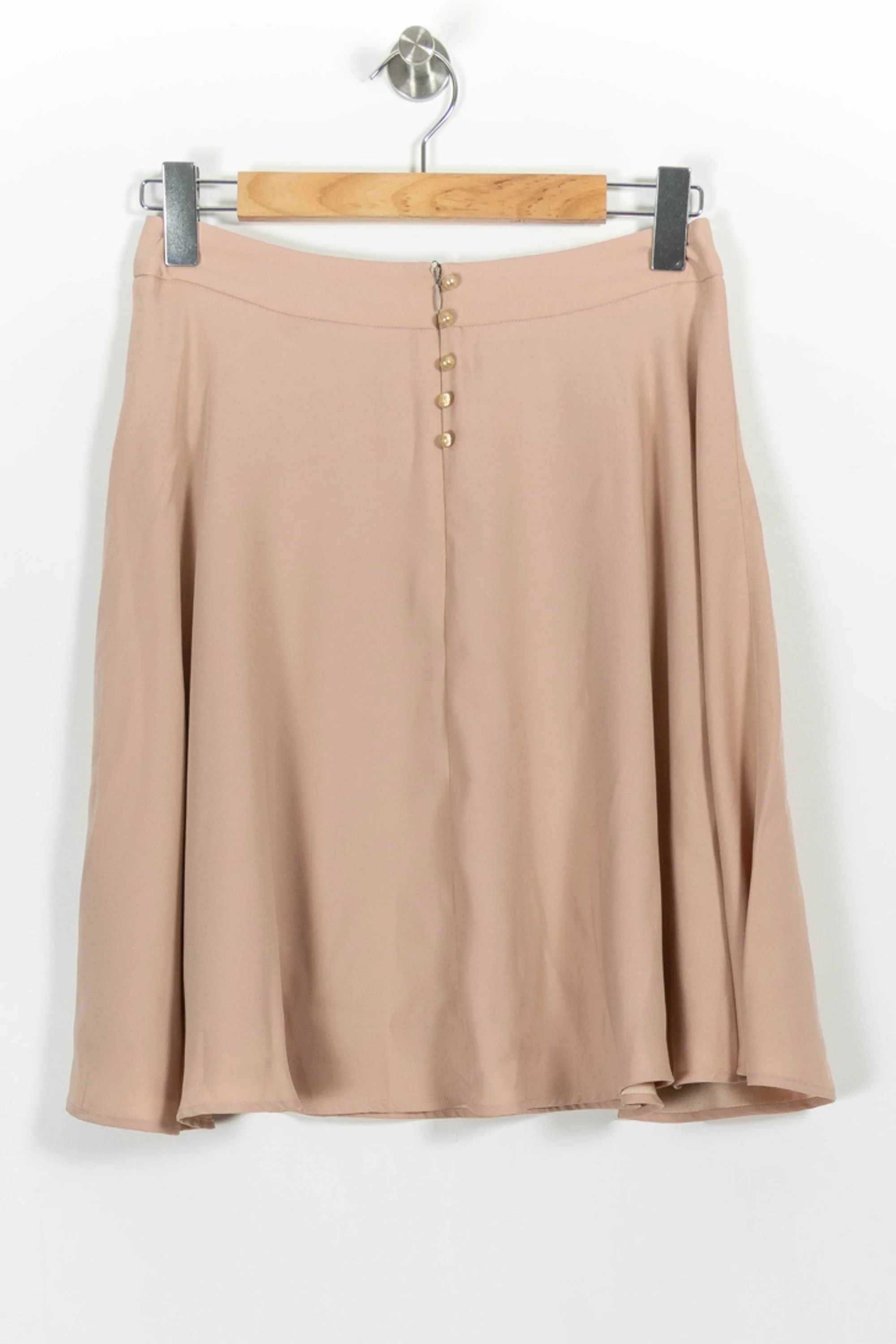 Jupe Évasée Beige - Taille L/40 - Image 4