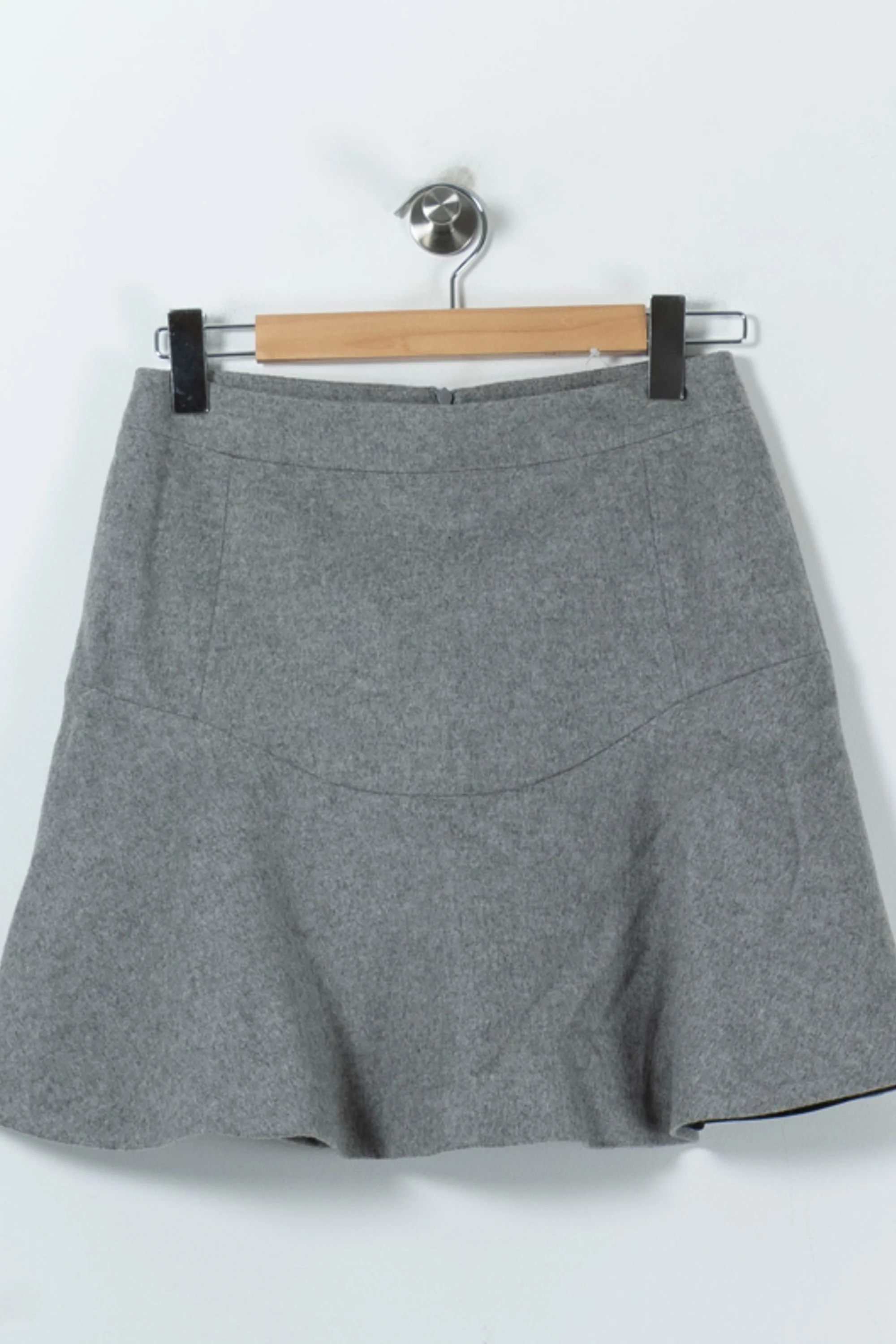 Jupe Évasée Grise - Taille M/38 - Image 2