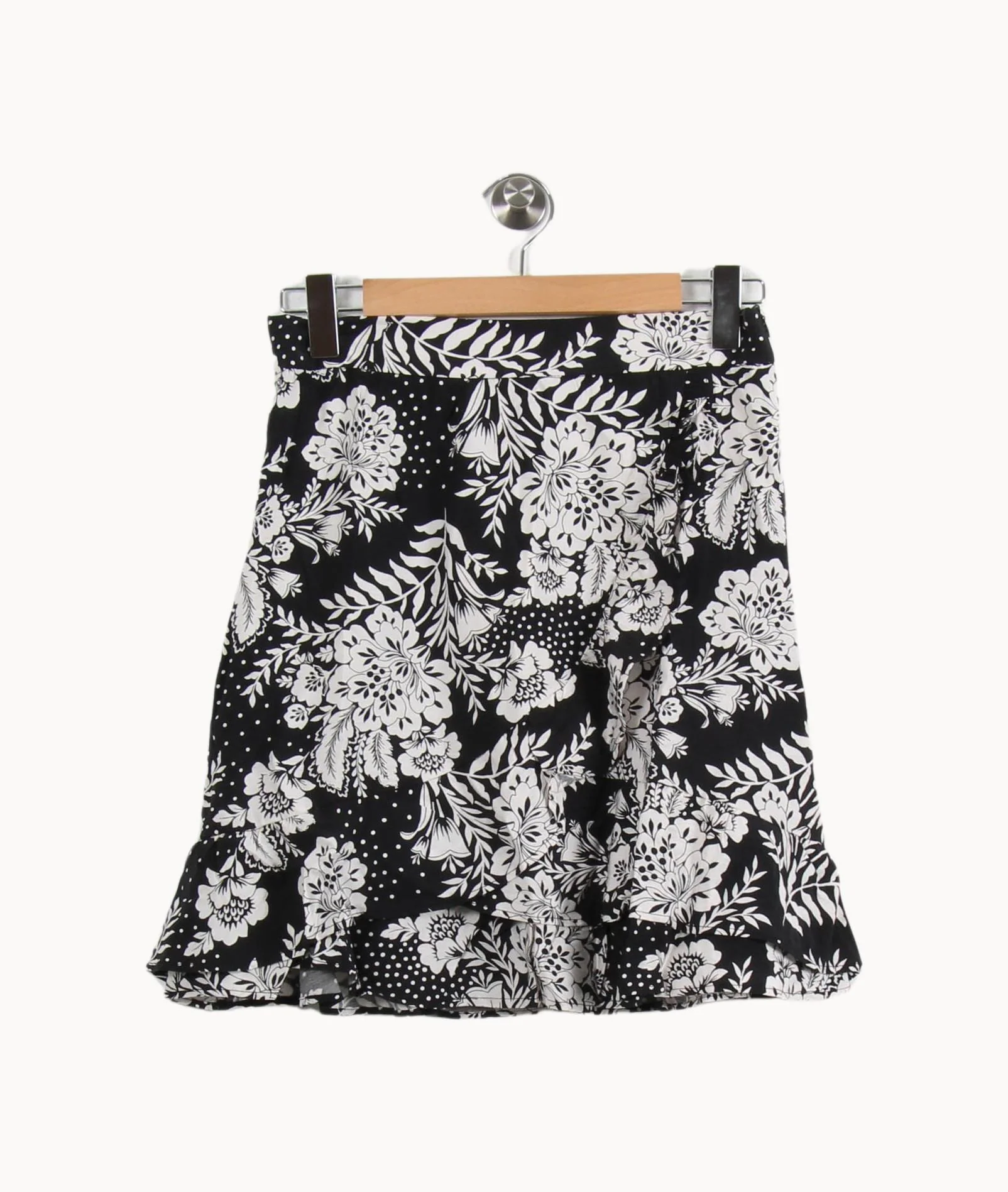 Jupe Évasée Noire et Blanche - Taille L/40 - Image 2