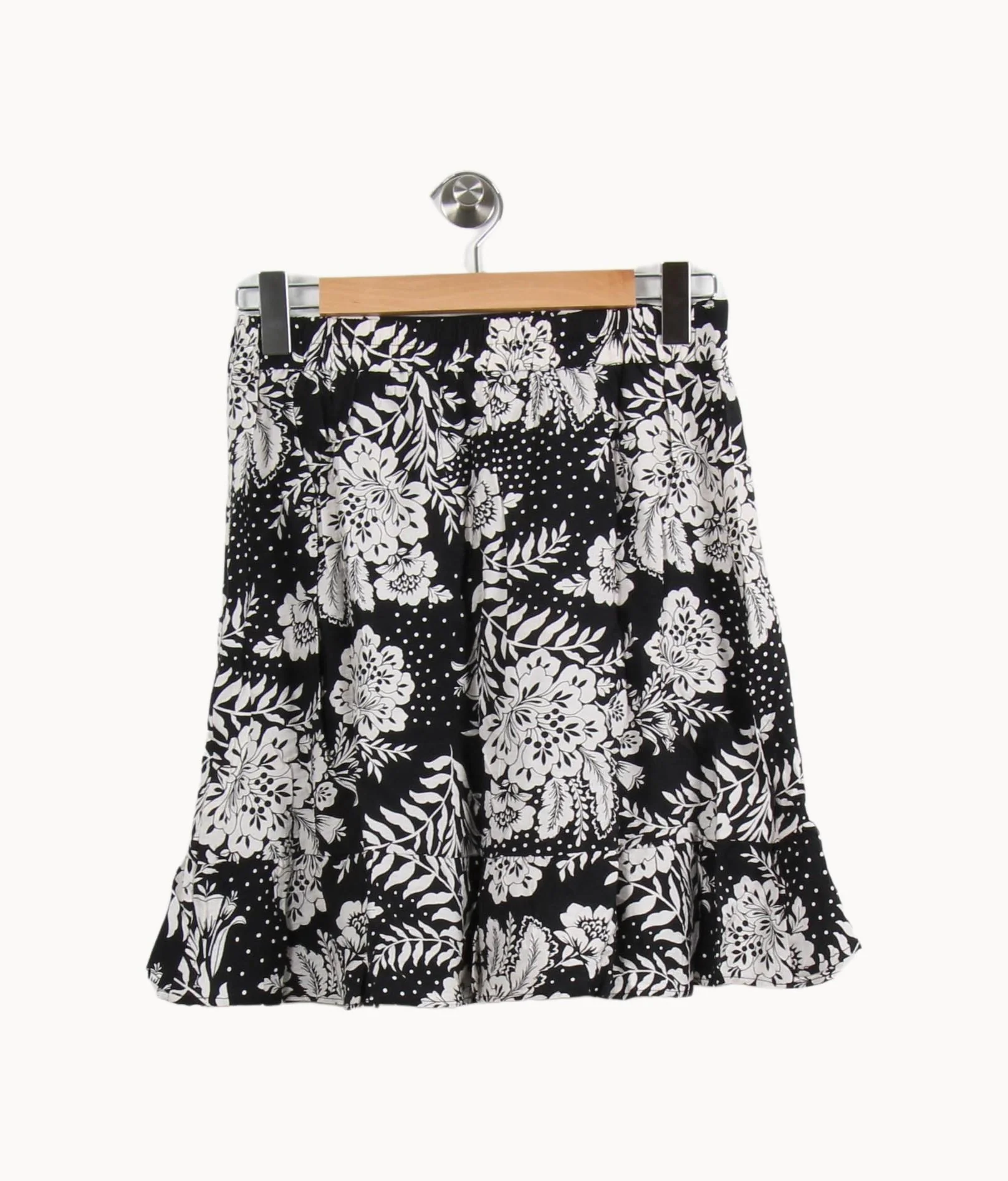 Jupe Évasée Noire et Blanche - Taille L/40 - Image 4