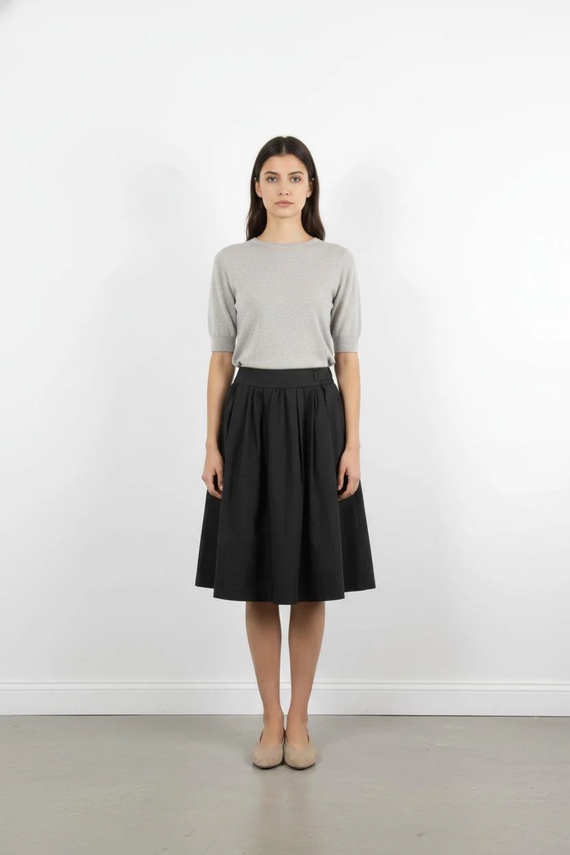 Jupe Évasée Noire - Taille S/36
