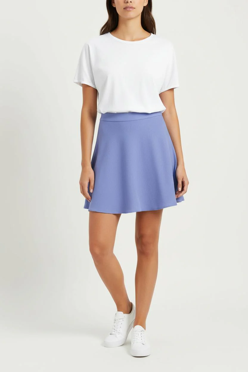 Jupe Évasée Violette - Taille S/36