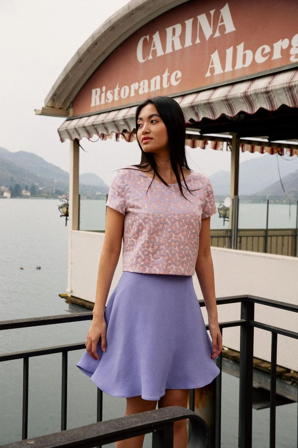 Jupe Évasée Violette - Taille S/36 - Image 2