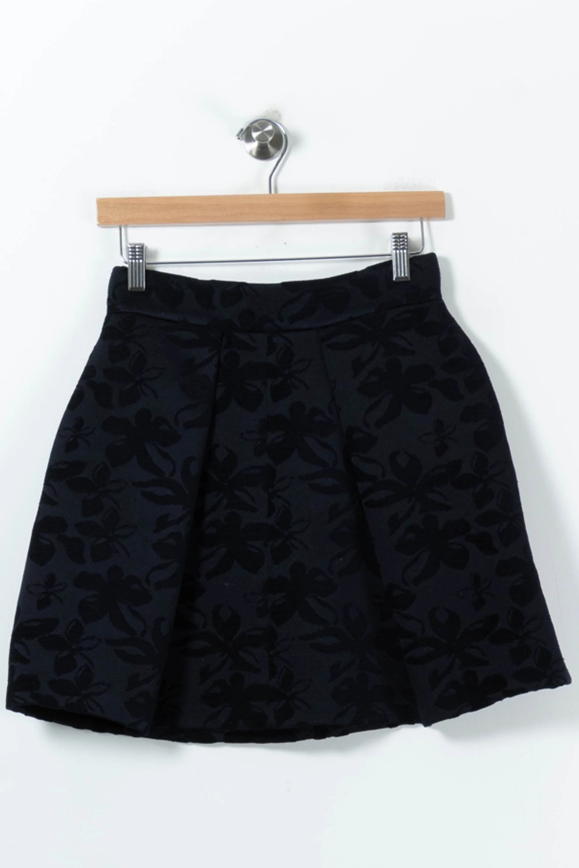 Jupe Fleurie Bleue - Taille S/36 - Image 2