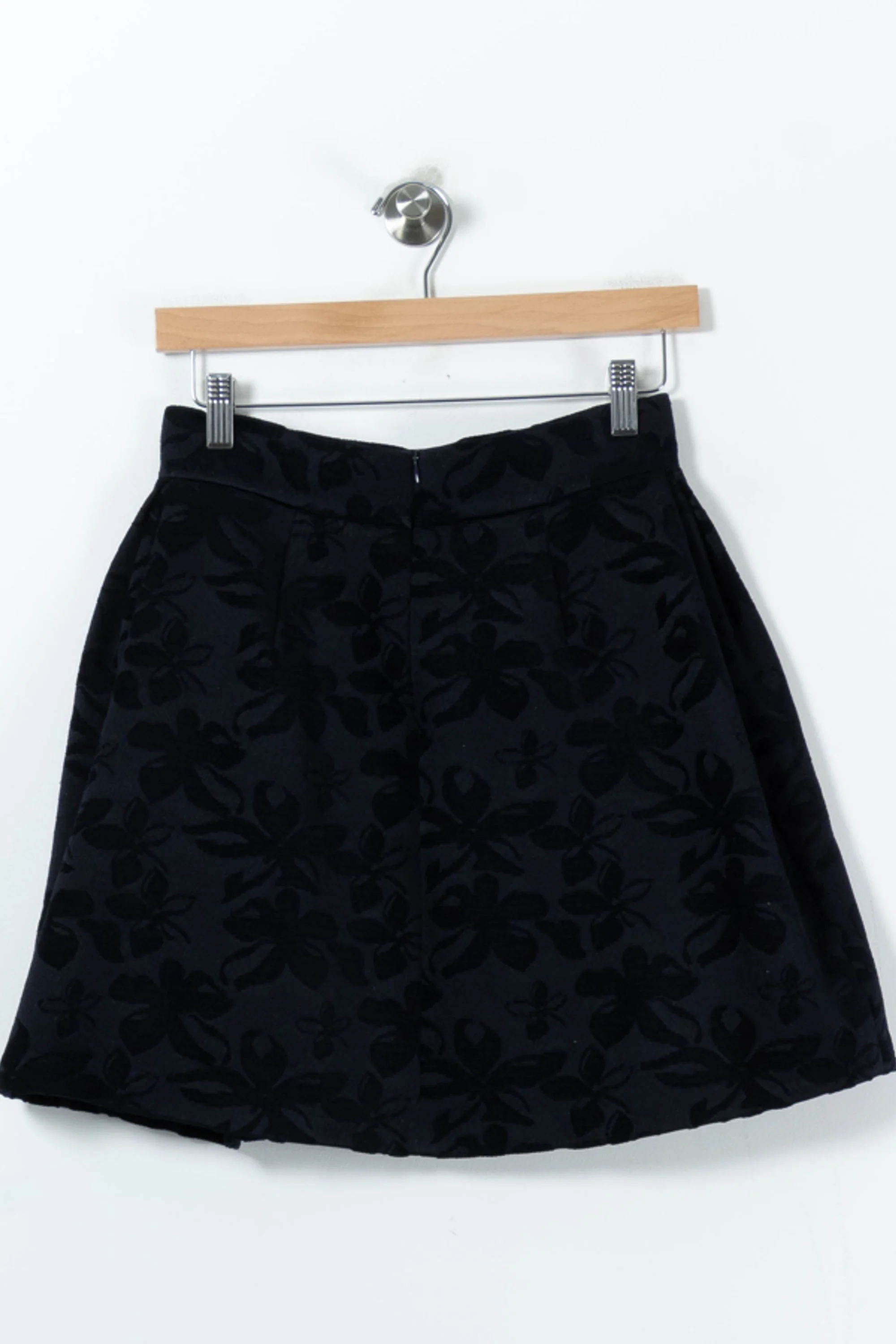 Jupe Fleurie Bleue - Taille S/36 - Image 4