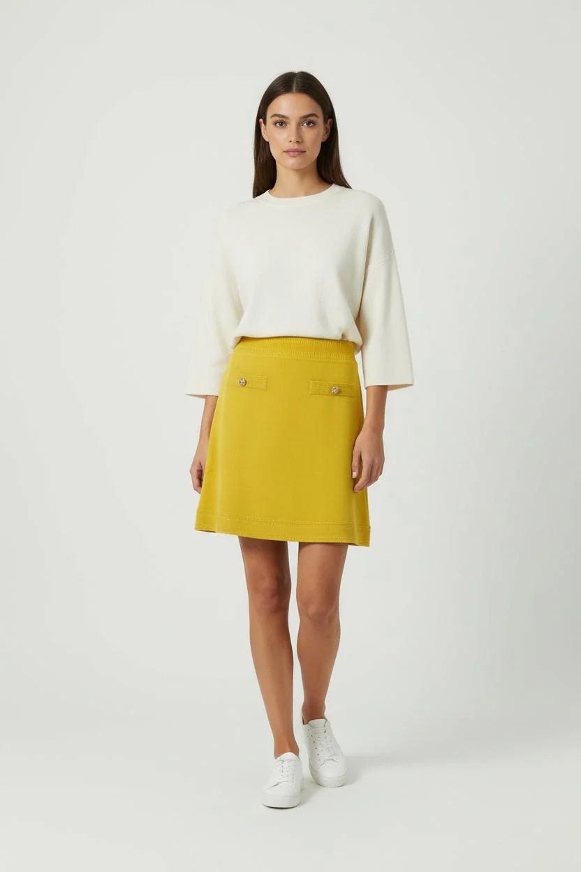 Jupe Jaune - Taille M/38